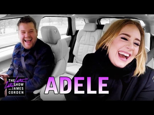 WATCH: Adele and James Corden Carpool Karaoke - Aussie Gossip