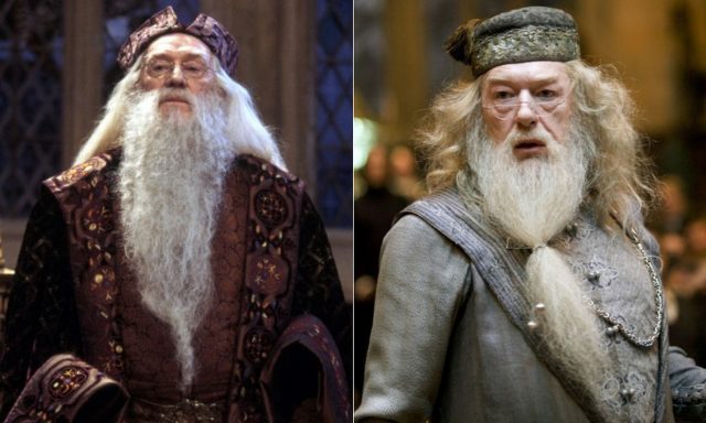 dumbledore actor change