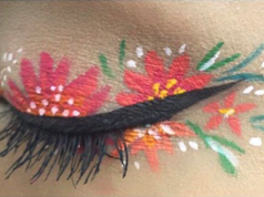 Back to Spring with New Floral Eyeliner Trend