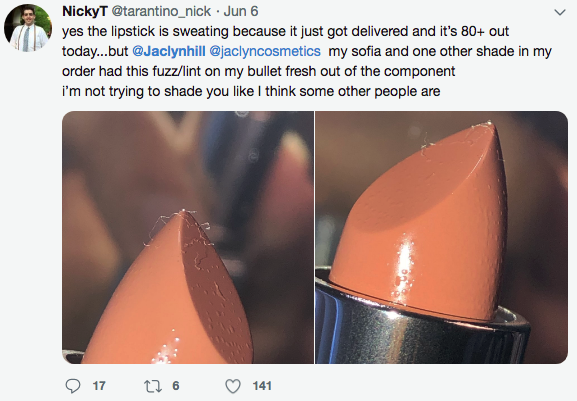 Jaclyn Hill breaks her silence about her 'contaminated' and 'moldy' lipstick  line